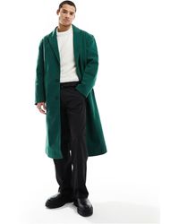 ASOS - Relaxed Wool Look Overcoat - Lyst