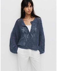 Pull&Bear - Open Gebreid Vest - Lyst