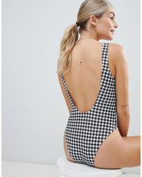 Playful Promises Le Palm - Basic Badpak Met Lage Achterkant - Meerkleurig