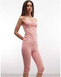 Monki - Stretch Capri Pants Co-ord - Lyst