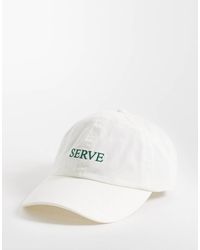 4505 - Washed Cotton Cap With Tennis Embroidery - Lyst