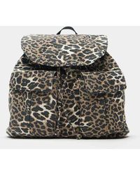 Pull&Bear - Zaino Con Stampa Leopardata - Lyst