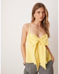 ASOS - Cami Met Groot Strikdetail - Lyst