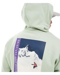 The North Face - Snowboard Retro Back Graphic Hoodie - Lyst