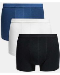 ASOS - 3 Pack Jersey Trunks - Lyst