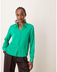 Jdy - Satin Shirt - Lyst
