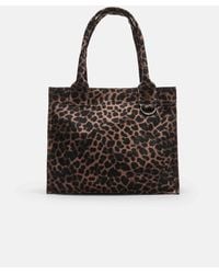 Stradivarius - – shoppertasche aus bedrucktem stoff - Lyst