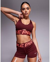 Nike - Nike – pro training indy dri-fit – sport-bh - Lyst