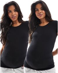 ONLY - 2 Pack Short Sleeve T-shirt - Lyst