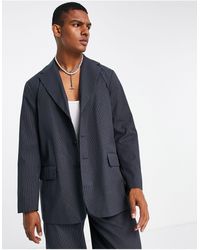 Collusion - Blazer d'ensemble oversize à fines rayures - Lyst