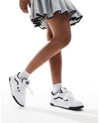 Vans - Hylane - baskets chunky en cuir - blanc et - Lyst