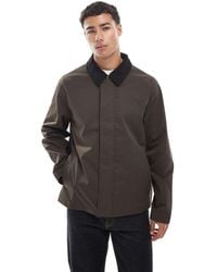 Jack & Jones - Harrington Jacket With Cord Collar - Lyst