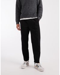 New Look - Pintuck Tie Waist Trousers - Lyst