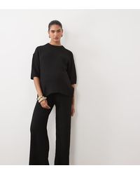ASOS - Asos Design Maternity Wide Leg Trouser With Wool Co-ord - Lyst