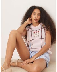 ASOS - – gestricktes tunika-top - Lyst