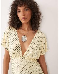 Miss Selfridge - V-Neck Top - Lyst