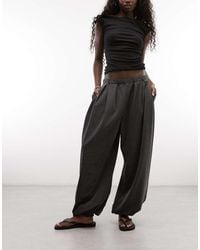 Weekday - Wide Leg Balloon Trousers - Lyst