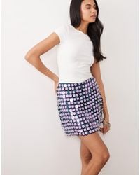 ASOS - 3d Embellished Mini Skirt - Lyst