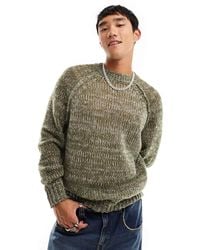 Collusion - Twisted Yarn Crew Neck Jumper - Lyst