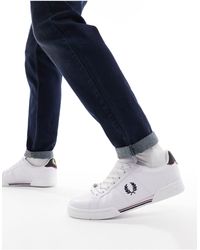 Fred Perry - Leather Logo Trainers - Lyst