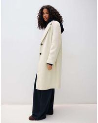 Bershka - Long Soft Coat - Lyst