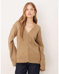 ASOS - Knitted Oversized Cardigan - Lyst