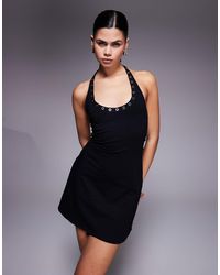 Fashionkilla - – neckholder-minikleid - Lyst