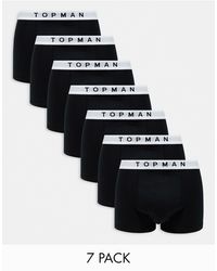 TOPMAN - 7 Pack Trunks - Lyst