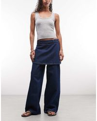 Reclaimed Vintage - Skirt Trouser Jeans - Lyst