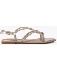 KG by Kurt Geiger - Roonie Flat Sandals - Lyst