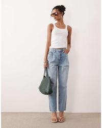 ASOS - Vaqueros Mom Holgados De Talle Alto De - Lyst