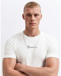 ASOS - Heavyweight Muscle T-Shirt With Front Graphic - Lyst