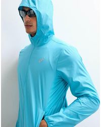 Asics - Lightweight Running Jacket With Hood - Lyst