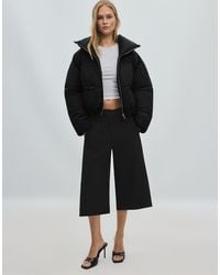 Stradivarius - High Neck Cropped Down Jacket - Lyst