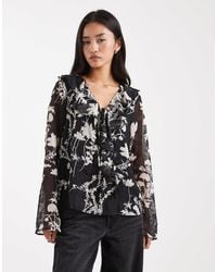 Object - – transparente boho-bluse - Lyst