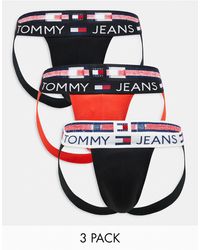 Tommy Hilfiger - Tommy jeans – essentials – jockstraps aus baumwolle - Lyst