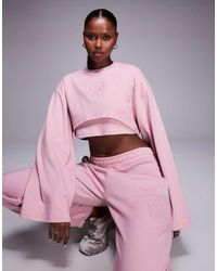 HUGO - Sudadera Rosa Pastel Daleisy De (Parte De Un Conjunto) - Lyst