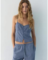Pull&Bear - – kurzes camisole-oberteil - Lyst