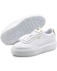 Oslo - baskets femme - et vert cendré PUMA en coloris Blanc - Lyst