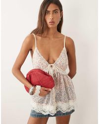 Abercrombie & Fitch - Bella Cami Duster Top With Built - Lyst