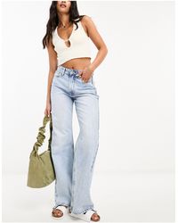 River Island - 90s Straight Mid Rise Jean - Lyst