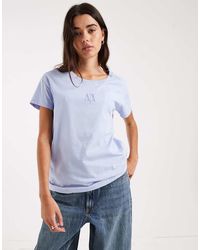 ARMANI EXCHANGE - Central Logo T-Shirt - Lyst