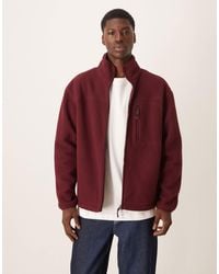 ARKET - Fleece Pile Jacket With Two-Way Zip And Front Pocket - Lyst