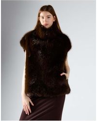 Glamorous - Luxe Faux Fur Gilet - Lyst