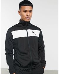 puma tracksuit white stripe