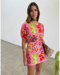 Never Fully Dressed - Short Sleeve A-line Mini Dress - Lyst