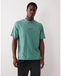 Calvin Klein - Graphic Acid Wash T-shirt - Lyst