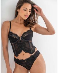 Pour Moi - Nova Eyelash Lace Cheeky Brazilian Brief - Lyst