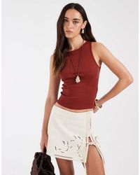 ASOS - Twist Detail Scoop Neck Cami - Lyst
