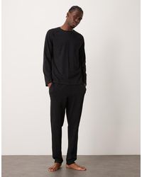 New Look - Long Sleeve T-Shirt & Jogger Loungewear Set - Lyst